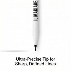 IL MAKIAGE Black Card Liquid Eyeliner – Ultra-Black Waterproof Liner 0.05 fl oz